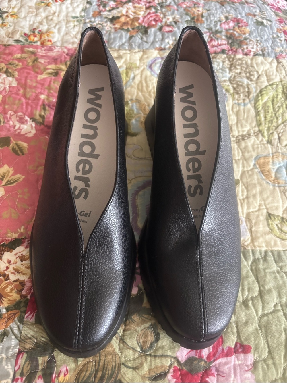 Wonders “Eurofly” Leather Wedges-New-Size 37